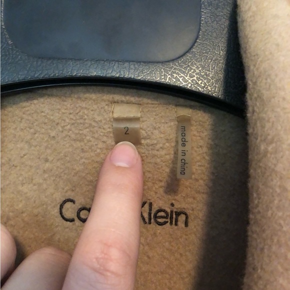 Calvin Klein Pea Coat Precious Fiber Blend - Picture 5 of 9